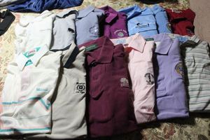 lot 212 image: Variety of Polo Style Shirts L and XL