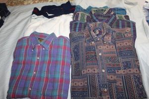 lot 247 image: Mens Button Down Shirts