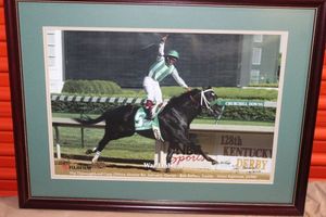 lot 218 image: Kentucky Derby Photo Signed By Photographer Tony Leonard