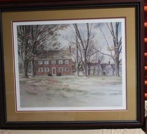 lot 215 image: Signed and Numbered Print of Locust Grove