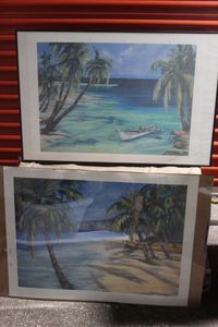 lot 237 image: Two Unframed Prints of Dana Ridenour
