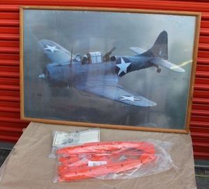 lot 283 image: WWI Plane Poster, Plane model