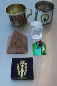 lot 284 image: Decorative Items and  Tin Cups