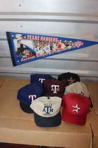 lot 299 image: Texas Teams swag