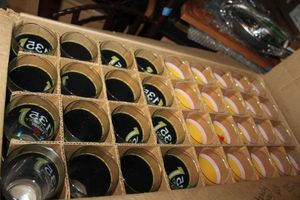 lot 232 image: Case of 72 Kentucky Derby Glasses