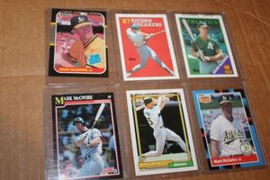 lot 312 image: Mark McgwireBaseball Cards including Rookie Cards
