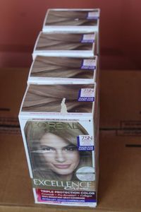 lot 336 image: Four Unused Boxes of Loreal Hair Color