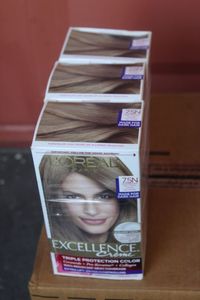 lot 337 image: Three Unused Boxes of Loreal Hair Color
