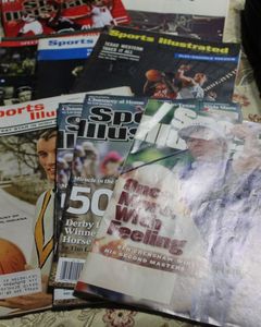 lot 376 image: Sports Illustrated Magazines, March 66, Feb 66, April 13, May 09, April 95, and More