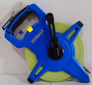 lot 12 image: NEW, KOBALT 300 FT FIBERGLASS LONG TAPE AS SHOWN