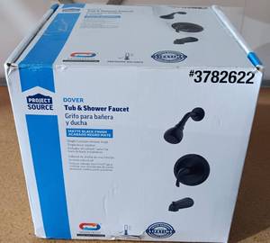 lot 57 image: PROJECT SOURCE DOVER TUB & SHOWER FAUCET MO#378262 IN BOX AS SHOWN.