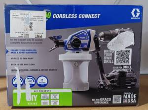 lot 88 image: GRACO TRUE COAT 360 CORDLESS CONNECT PAINT SPRAYER IN BOX AS SHOWN.