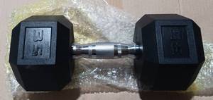 lot 119 image: 35 LB DUMBBELL AS SHOWN.