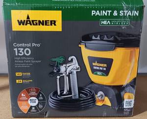 lot 140 image: WAGNER CONTROL PRO 130 PAINT & SPRAY MACHINE IN BOX AS SHOWN.