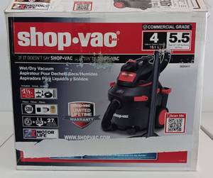lot 151 image: SHOP VAC MO#5830411 IN BOX AS SHOWN.