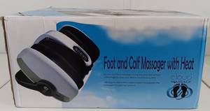 lot 154 image: CLOUD MASSAGE FOOT & CALF MASSAGER, MODEL #RF-660, IN BOX AS SHOWN