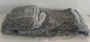 lot 162 image: SHAGGY STYLE CARPET (GRAY) IN BOX AS SHOWN