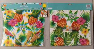 lot 52 image: YOUR BID X 11 NEW, UNOPENED LETS PARTY PINEAPPLE TABLE RUNNER IN PACKAGE AS SHOWN.