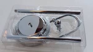 lot 177 image: NEW, SUNNY POINT TOILET PAPER HOLDER STAND (CHROME FINISH) IN BOX AS SHOWN.