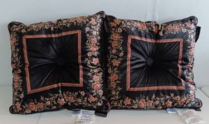 lot 195 image: YOUR BID X 2 J.QUEEN THROW PILLOWS IN STYLE AS SHOWN