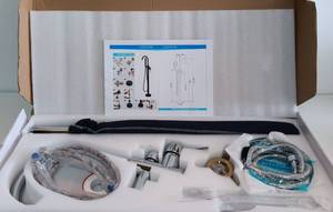 lot 207 image: LCEVCGK SHOWER FAUCET CHROME FINISH IN BOX AS SHOWN