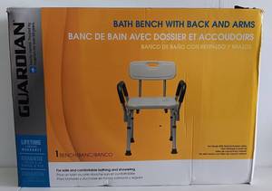 lot 217 image: GUARDIAN BATH BENCH MDS89745RA IN BOX AS SHOWN