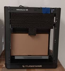 lot 247 image: FLASHFORGE ADVENTURER 5M 3-D PRINTER WITH ACCESSORIES AS SHOWN. CHECK IT OUT