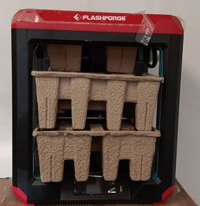 lot 254 image: FLASHFORGE FINDER 3 3-D PRINTER WITH ACCCESSORIES IN BOX AS SHOWN. TAKE A LOOK