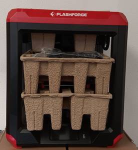 lot 302 image: FLASHFORGE FINDER 3 3-D PRINTER WITH ACCCESSORIES IN BOX AS SHOWN. TAKE A LOOK