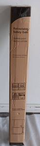 lot 296 image: LIKZEST RETRACTABLE SAFETY GATE, BEIGE, FOR DOORWAYS, HALLWAYS, STAIRS IN BOX AS SHOWN.