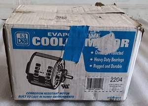 lot 298 image: DIAL EVAPORATIVE COOLER MOTOR 2204 IN BOX AS SHOWN.