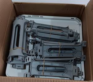 lot 346 image: PLASTIC SHOE RACK IN BOX AS SHOWN.