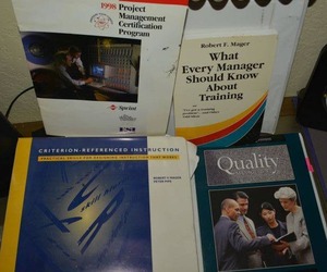 lot 105 image: Manager training manuals - for doctorate courses