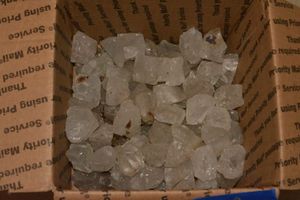 lot 123 image: Generous amount of Clear crystal quartz rocks