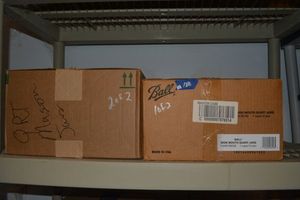 lot 188 image: Quart size Mason jars, 2 boxes