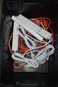 lot 198 image: Electrical Cords and power strips