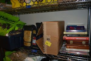 lot 200 image: Books, Organic Harney & Sons Teas, Hibiscus Flowers, Carrot powder, Fennel Seed, organic raspberry powder, Fenugreek seed, Himalayan pink salt, Hemp seed oil