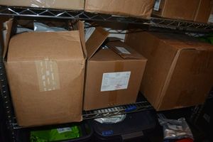 lot 210 image: Prep Food lot - All Food is Organic, natural and Sulfur Free Dried strawberries, raspberries, cherries,  peaches, pineapple, banana powder, Beef Jerky, Bean & vegetable soup, Bell peppers and more