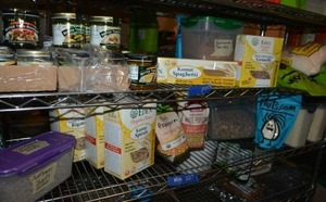 lot 227 image: Prep Food lot - All Food is Organic, natural and Sulfur Free Bouillon, Eden Pastas, Coconut powder, Dark and light brown sugar, Sunflower seeds, Popcorn, Lemon Crystals, Lime and lemon powder