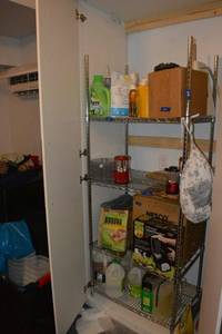 lot 273 image: Metal Metro shelf only (not contents)