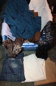 lot 321 image: Womens clothes includes Saks 5th Avenue, CW,