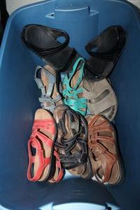 lot 305 image: Clark Sandals in multiple colors size 9