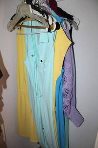 lot 289 image: Womens clothes mostly Boston Proper Spring colored outfits