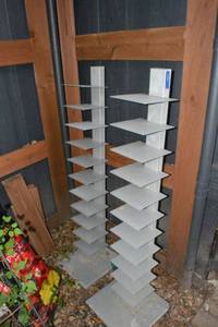 lot 450 image: Floating spine book towers - Qty. 2