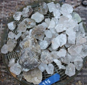 lot 395 image: Selenite and Citrine rock crystals