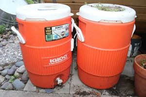 lot 389 image: (2) Igloo Drinking coolers