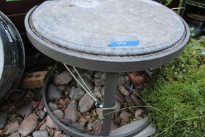 lot 398 image: Short Round patio side table only