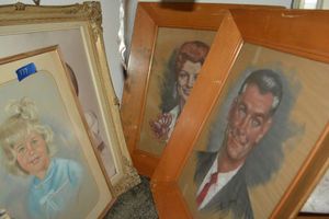lot 337 image: Vintage Pictures and frames