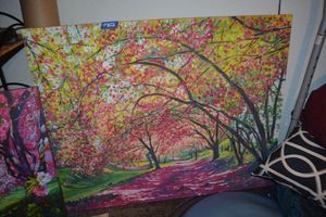 lot 352 image: Canvas wall art David Lloyd Glover artwork - 2 canvas prints
