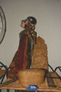 lot 355 image: Wooden puppet